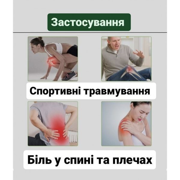 Патч-пластир від болю в суглобах і м&rsquo;язах спини, шиї та колін з екстрактом полину 10 штук у наборі EELHOE (SVS) 7696 фото